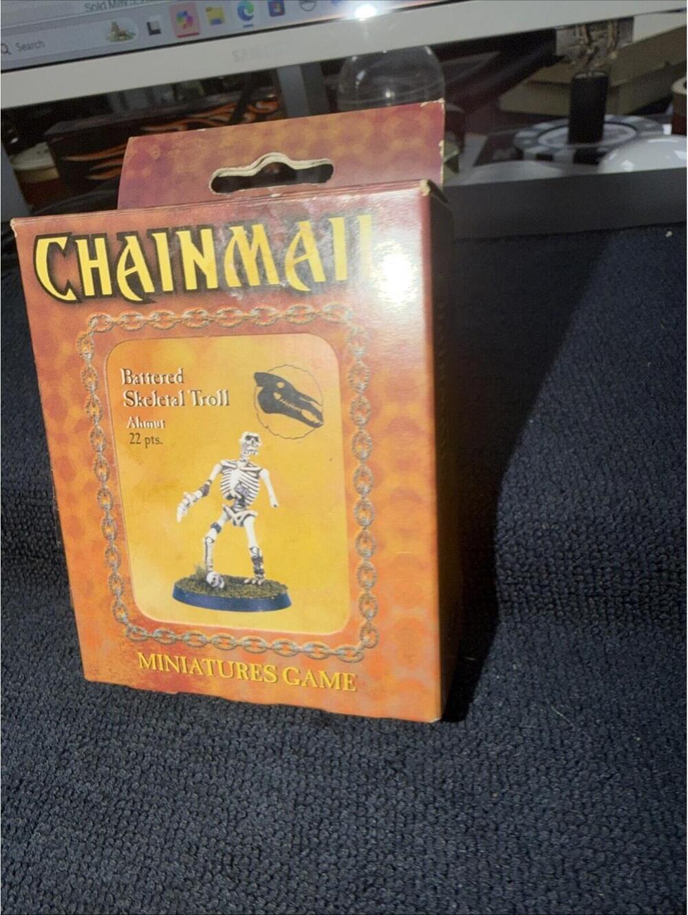 Dungeons & Dragons RPG/Chainmail Miniatures Game: Battered Skeletal Troll Ahmut